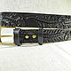 Handmade leather belt with oak leaves, Straps, Krasnodar,  Фото №1