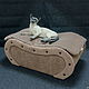 Bed for cat or dog 'Wave' is available in the size. Lodge. Workshop for dogs and cats. My Livemaster. Фото №4