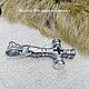 Charm 'Wolf's Cross' sterling silver 925. Pendant. Jewelry happiness Master BRB. My Livemaster. Фото №5