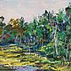 Oil painting landscape pond ' On the pond 3'. Pictures. Russian Oil Paintings. Online shopping on My Livemaster.  Фото №2