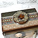 Mini chest of drawers ' NICOLETTE '. Mini Dressers. Decoupage. My Livemaster. Фото №5