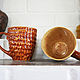  Глиняная чашка, кружка керамическая, подарок мужчине. Кружки и чашки. CeramicsMaria Керамика и картины. Интернет-магазин Ярмарка Мастеров.  Фото №2