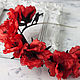 Red poppy silk flower headband. Headband. Missberry.me. Online shopping on My Livemaster.  Фото №2