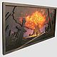 Тельдрассил в огне (62 х 30 см). Панно. Многослойные объемные 3D картины. Интернет-магазин Ярмарка Мастеров.  Фото №2