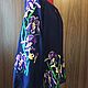 Women's embroidery 'Night irises' ZHR4-185. Blouses. babushkin-komod. Online shopping on My Livemaster.  Фото №2