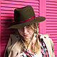 Ковбойская шляпа из фетра. Шляпы. Ellen Timoshenko (exist). Интернет-магазин Ярмарка Мастеров.  Фото №2