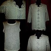 Одежда handmade. Livemaster - original item 100% linen set of two .In natural color 5000 rubles. Handmade.