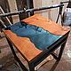 Order Table of solid cedar with glass Biy. Joinery in Altai. Livemaster. . Tables Фото №3