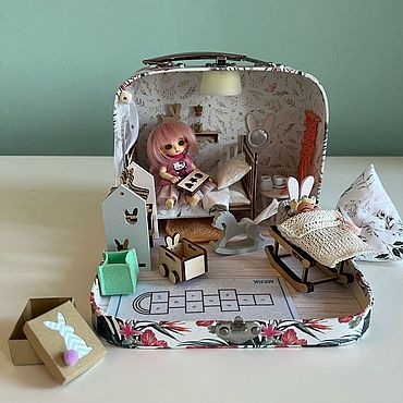 Кукла Холод Набор домик в чемодане BX1368-138