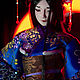 Кагэро -- актер театра кабуки (оннагата). Интерьерная кукла. Ledi Felicia. Ярмарка Мастеров.  Фото №4