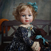 Текстильная,коллекционная кукла