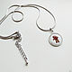 Order Кулон на цепочке "Имбирный человечек". Linda (LKdesign). Livemaster. . Pendants Фото №3