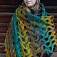 tippet VENICE. Wraps. Bright Shawls by BorchankaZL. My Livemaster. Фото №6