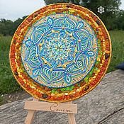 Картины и панно handmade. Livemaster - original item Amber mandala of well-Being. Handmade.
