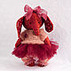 Burgundy Elephant. Gifts for March 8. handsewingtoys. Online shopping on My Livemaster.  Фото №2