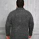 Knitted sweater 'On guard of health' is warm, made of goat down. Sweatshirts for men. iuliy_puhovyeizdeliy. Online shopping on My Livemaster.  Фото №2