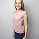 Order Knitted top with an openwork pattern. Knitwear shop Fairy Tale by Irina. Livemaster. . Tanks Фото №3