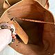 Сумка женская кожаная, шопер тоут из натуральной кожи с росписью. Сумка-шоппер. Юлия Шанти (magiaudachi). Ярмарка Мастеров.  Фото №7