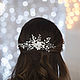 Свадебный гребень для волос с цветами, Свадебное украшение на голову. Украшения для причесок. Lika Bridal. Ярмарка Мастеров.  Фото №5