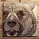 Картина панно Медведь, Картины, Пушкин,  Фото №1