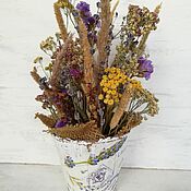 Цветы и флористика handmade. Livemaster - original item composition: Dried flowers in pots. Eco-decor. Handmade.