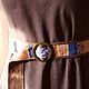 Women's linen belt. Patchwork belt. Straps. Boho-Eklektika. My Livemaster. Фото №5