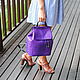 Python skin backpack Fashion Purple. Backpacks. exotiqpython. Online shopping on My Livemaster.  Фото №2