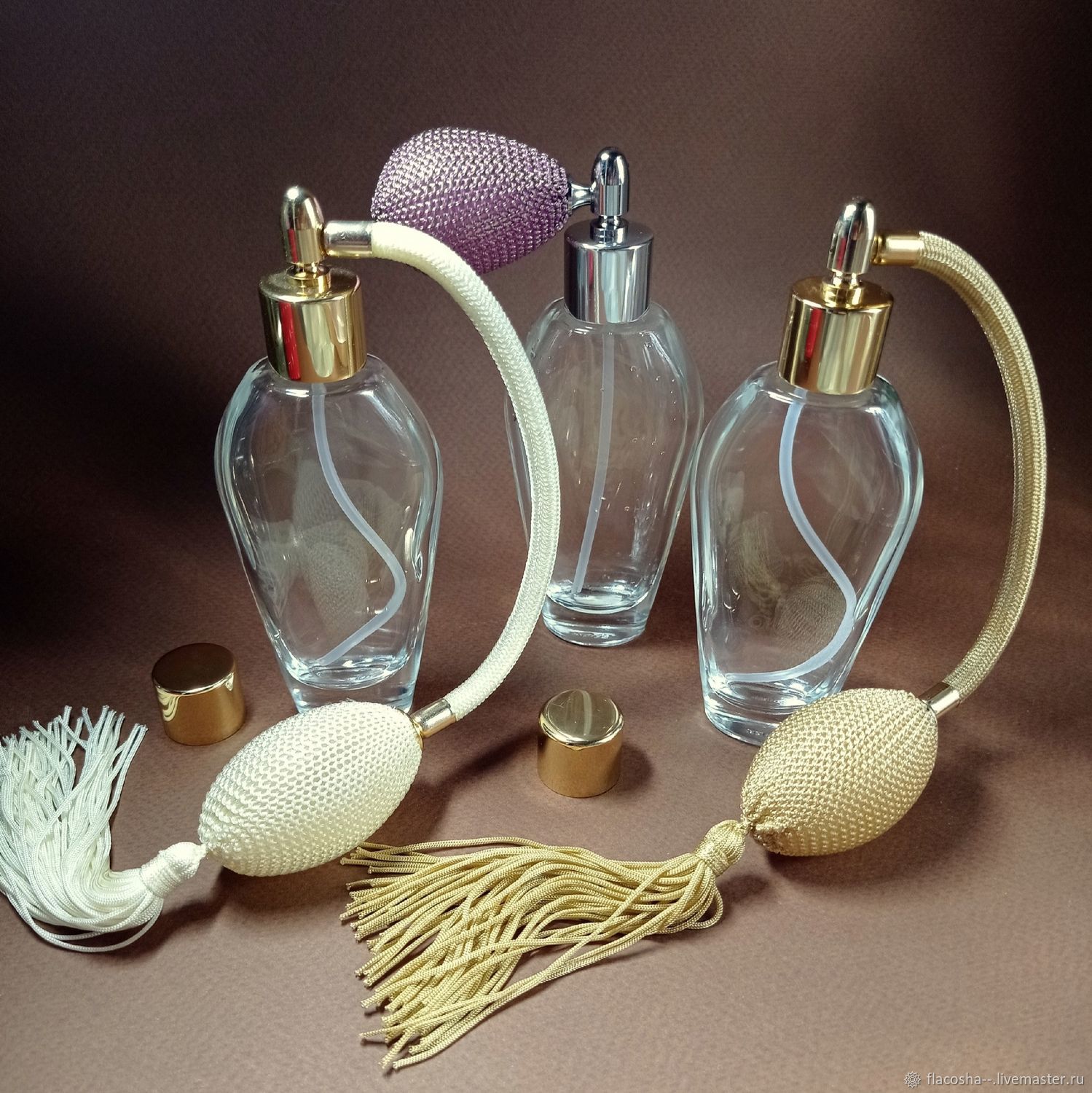 Флакон для духов с распылителем -грушей 50 мл. в интернет-магазине на ...