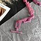 Pink choker necklace made of beads. Evening necklace- chain. Chokers. Only_you_byElena. My Livemaster. Фото №5