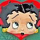 Винтаж: Винтажная тарелочка подставка для украшений Betty Boop барботин. Кухонная утварь винтажная. Антиквариат и винтаж из Франции. Ярмарка Мастеров.  Фото №4