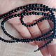 Men's Rosary Beads (matt black agate, emerald, garnet and pyrite). Beads2. marusjy. My Livemaster. Фото №5