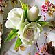 Розы, пионы, тюльпаны в креманке, Мыло, Санкт-Петербург,  Фото №1