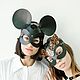 Máscara de Mickey de cuero genuino. Mask for role playing. Sboybrand.leather. Интернет-магазин Ярмарка Мастеров.  Фото №2
