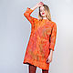 Dress felted ' Orange', Dresses, Moscow,  Фото №1