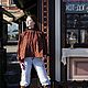  Блуза Голубой на терракоте. Блузки. Елена. Бохо одежда 'Дело вкуса' (elena-delovkusa). Ярмарка Мастеров.  Фото №6