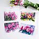 Order Postcards with flowers in a set for women colleagues bouquet. Olga Ermakova art. Livemaster. . Cards Фото №3