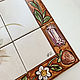 Kitchen Apron Tiles and Tiles: Hen with chickens. Tile. ArtFlera (artflera). Online shopping on My Livemaster.  Фото №2