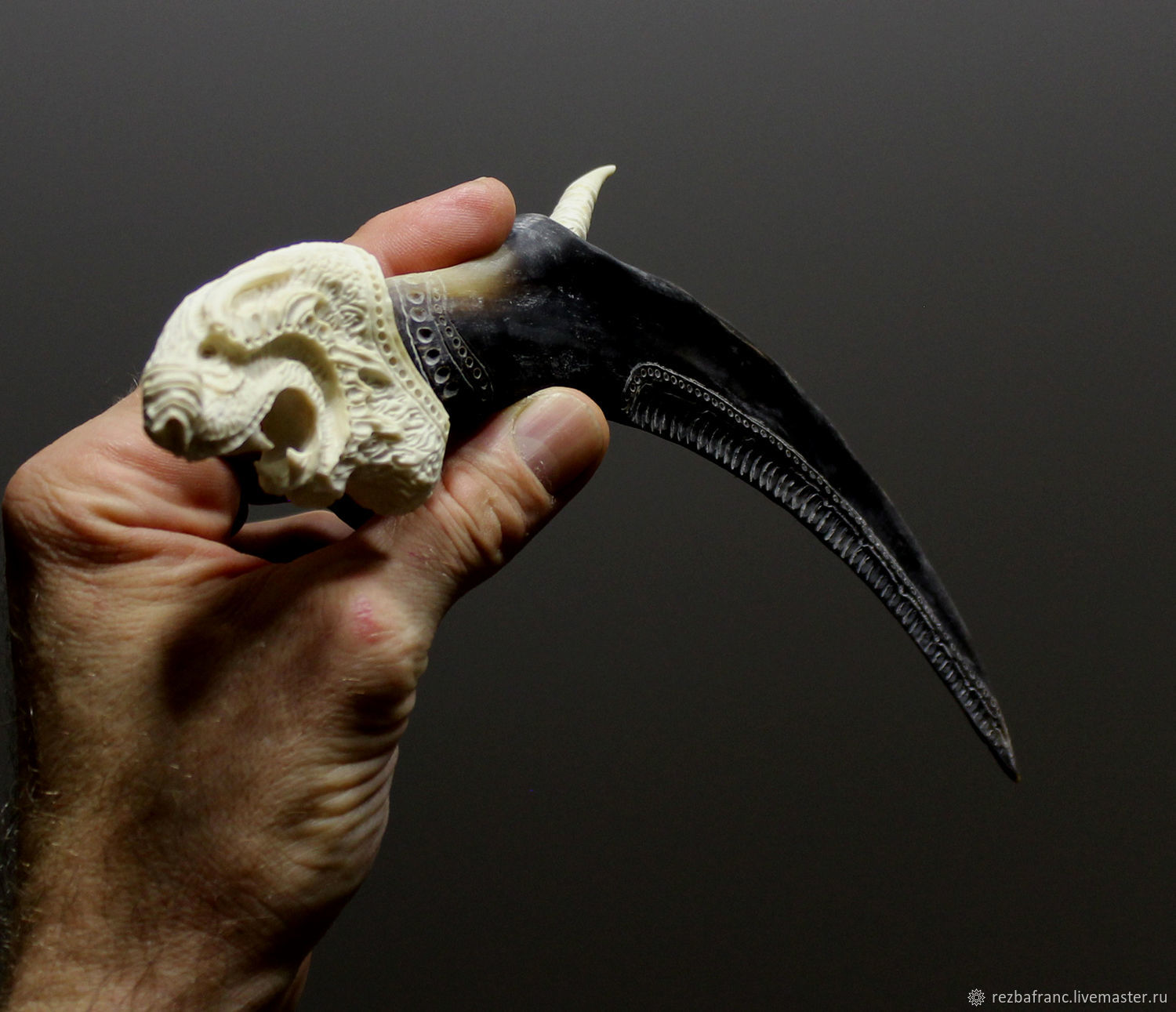 как сделать рога дракона