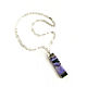 Agate pendant on a chain 'Anticipation' purple long. Pendants. Irina Moro. My Livemaster. Фото №6