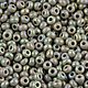 10 grams of 10/0 seed Beads, Czech Preciosa 44020 Premium grey rainbow, Beads, Chelyabinsk,  Фото №1
