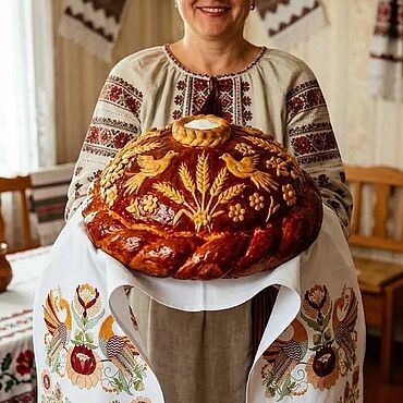 Русский стиль ручной работы. Ярмарка Мастеров - ручная работа Рушник. Handmade.