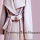 Coat robe winter with a heater 'new year's Marshmallows'. Coats. Lana Kmekich (lanakmekich). My Livemaster. Фото №6