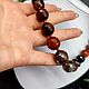 Women's beads made of natural sardonyx stones. Beads2. naturalkavni. My Livemaster. Фото №6