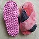 Zapatillas de mujer de piel de oveja rosa suela alta. Slippers. Алиса✃Тёплый Дарღ Москва. Online shopping on My Livemaster.  Фото №2