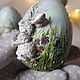 Easter eggs: Set of Hares in the grass, with voluminous decor and painting. Eggs. BronvenGift (bronven). My Livemaster. Фото №4