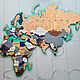 Заказать  Карта мира. Wooden3Dmap. Ярмарка Мастеров. . Карты мира Фото №3