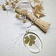 Pendant with Real Leaf Clover good Luck of the woods rustic 2. Pendants. WonderLand. My Livemaster. Фото №4