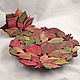 Carved dish of Wild grapes in autumn. Plates. Elena Zaychenko - Lenzay Ceramics. Online shopping on My Livemaster.  Фото №2