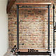 London-loft style rail on wheels with two shelves. Hanger. Vstileretro (vstileretro). My Livemaster. Фото №5