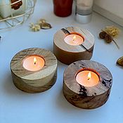 Для дома и интерьера handmade. Livemaster - original item Set of candlesticks in Rustic style 
